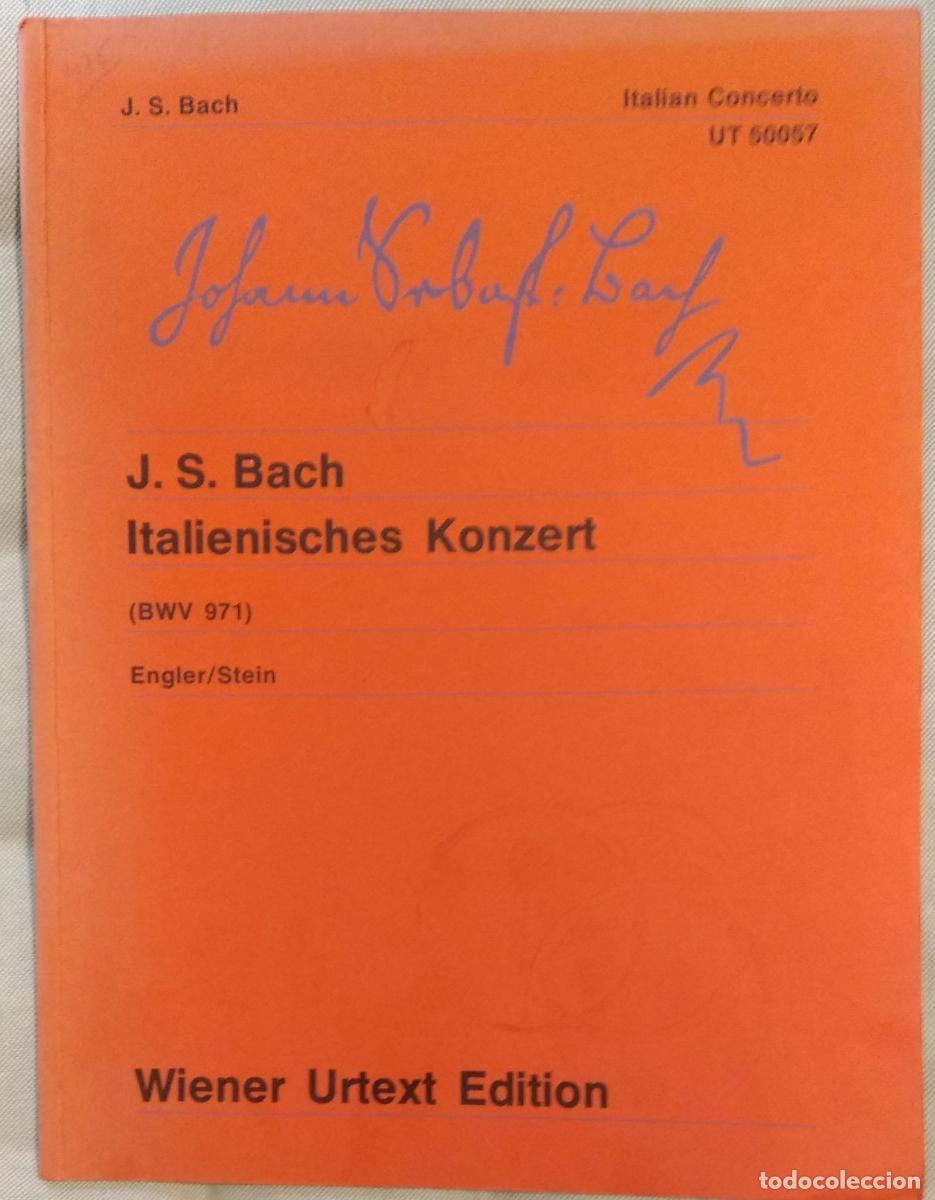 Libros: Italienisches Konzert. - J.S. Bach - Foto 1