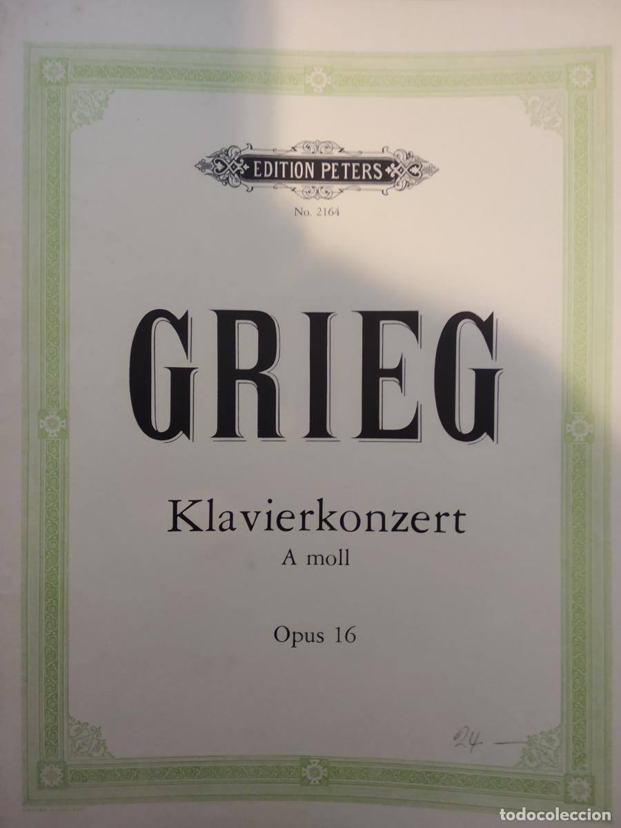 Libri di seconda mano: Edward Grieg. Klavierkonzert. A-MOLL. Opus 16. Edition Peters N&ordm; 2164 - Grieg, Edward
