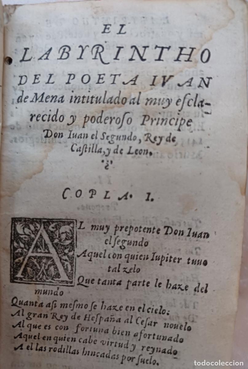 Libri di seconda mano: Las Obras del famoso poeta Juan de Mena - Juan de Mena