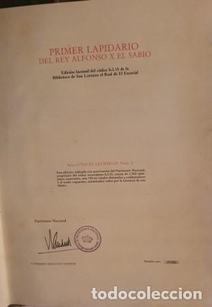 Libros: El Primer Lapidario del Rey Alfonso X el Sabio. - - Foto 5