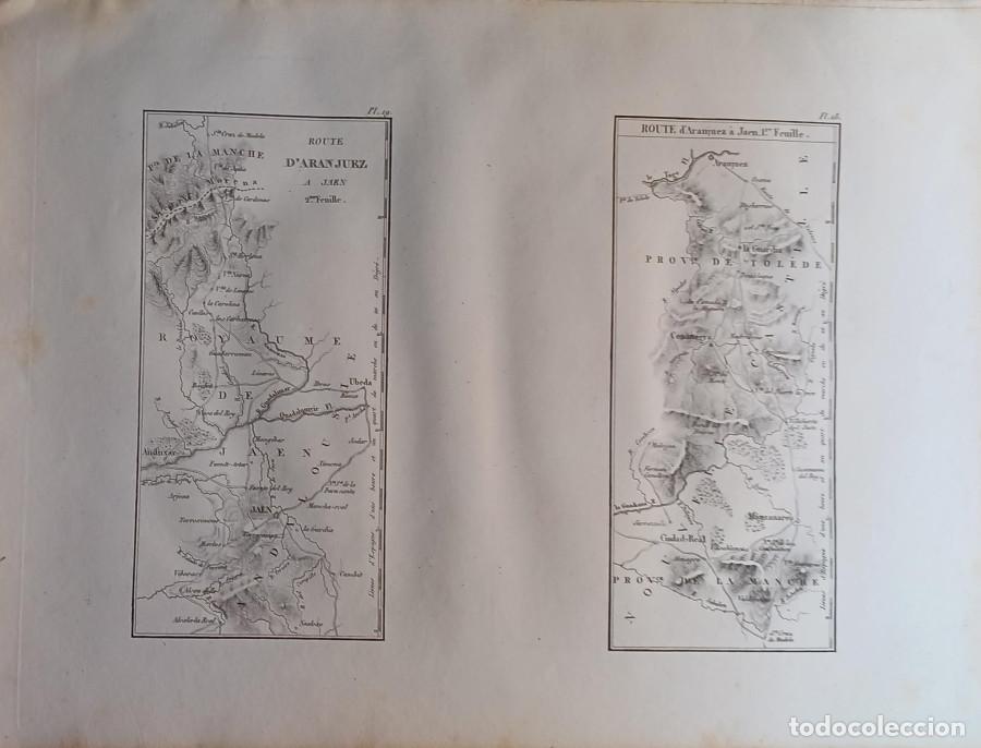 Libri di seconda mano: Route d'Aranjuez a Jaen - Route d'Aranjuez a Jaen. 1 feuille - Laborde