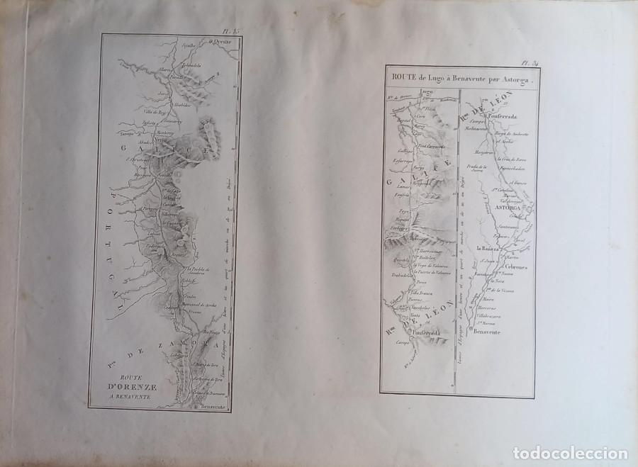 Libros: Route d'Orenze a Benavente - Route de Lugo a Benavente par Astorga - Laborde