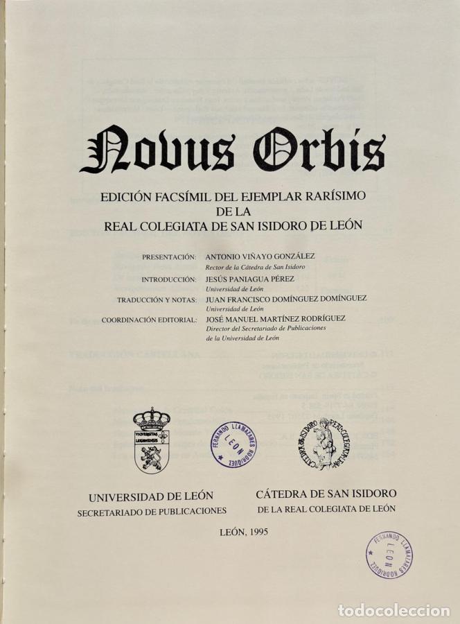 Libros: Nobus orbis. Facs&iacute;mil - vv. aa. - Foto 3