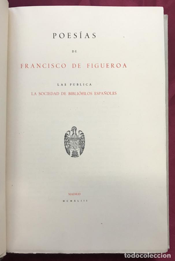 Libros: Poes&iacute;as - De Figueroa, Francisco - Foto 4