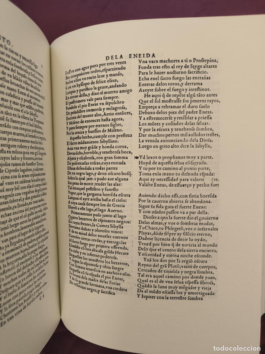 Libros: LA ENEIDA.Edcion facsimilar (1555) - VIRGILIO - Foto 8