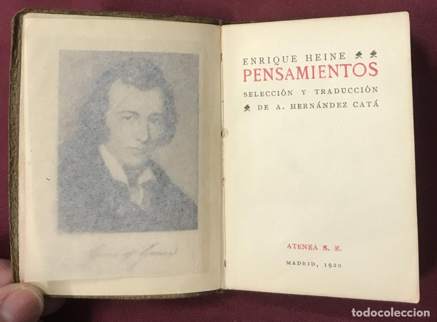 Livres: Pensamientos - HEINE, Enrique