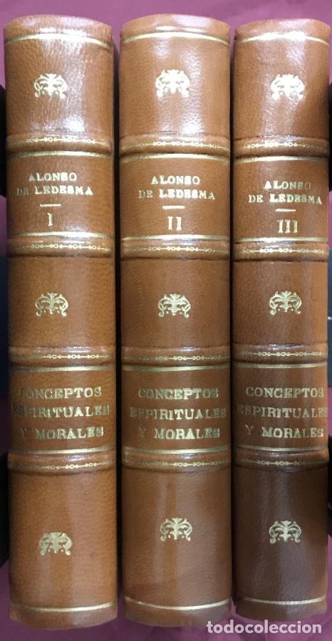Libros: Biblioteca de antiguos libros hisp&aacute;nicos. Conceptos espirituales y morales - Ledesma, Alonso de