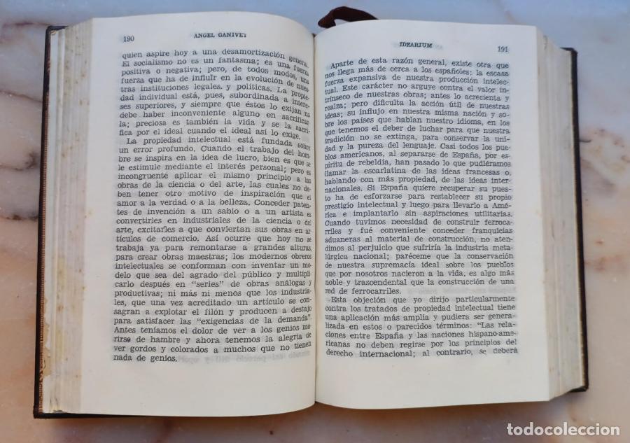 Libros: Obras completas . Tomos I y II - Ganivet, Angel - Foto 7