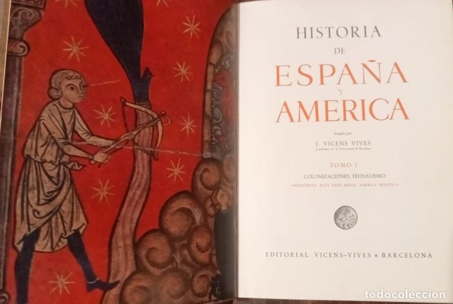 B&uuml;cher: Historia de Espa&ntilde;a y Am&eacute;rica. 5 tomos - VVAA