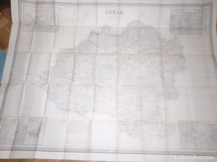 Libri di seconda mano: (Mapa) Soria. Atlas de Espa&ntilde;a y sus Posesiones de Ultramar. - Coello, Francisco - Pascual Madoz