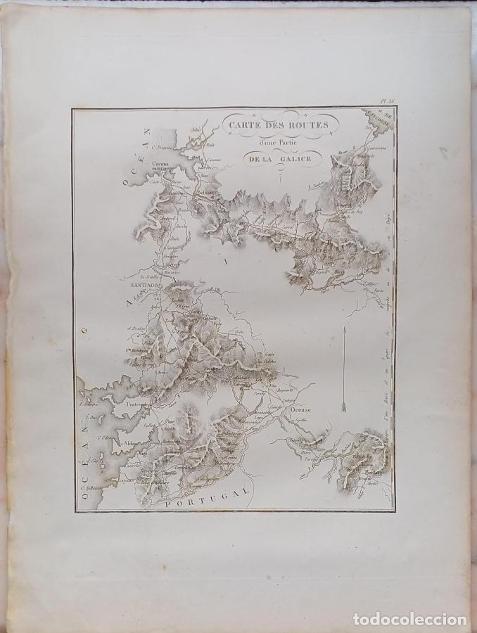 B&uuml;cher: Mapa de los caminos de Galicia: Carte des routes d'une partie de la Galice - Pierre Lartigue? Labor