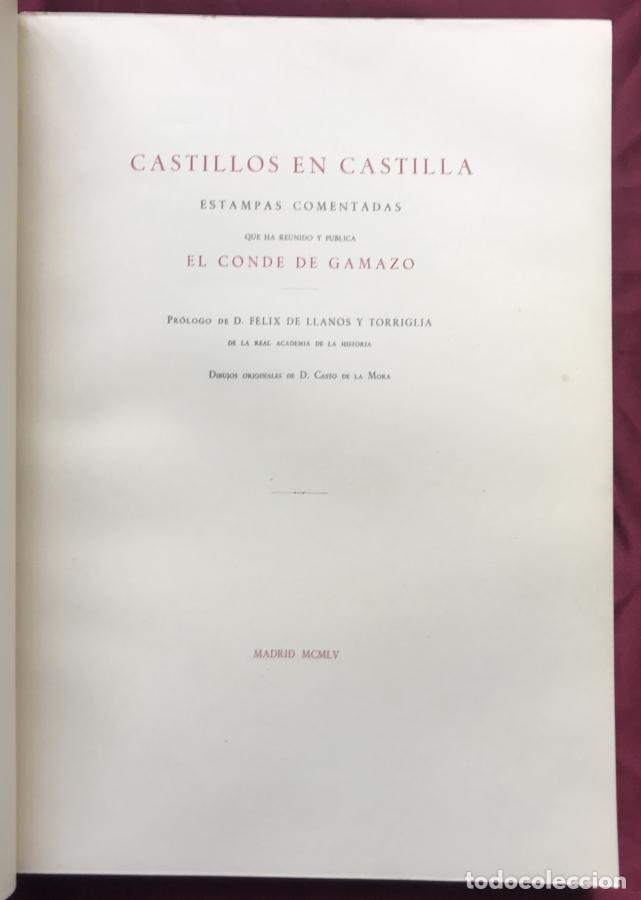 Libros: Castillos en Castilla. Estampas comentadas - Conde de Gamazo - Foto 3