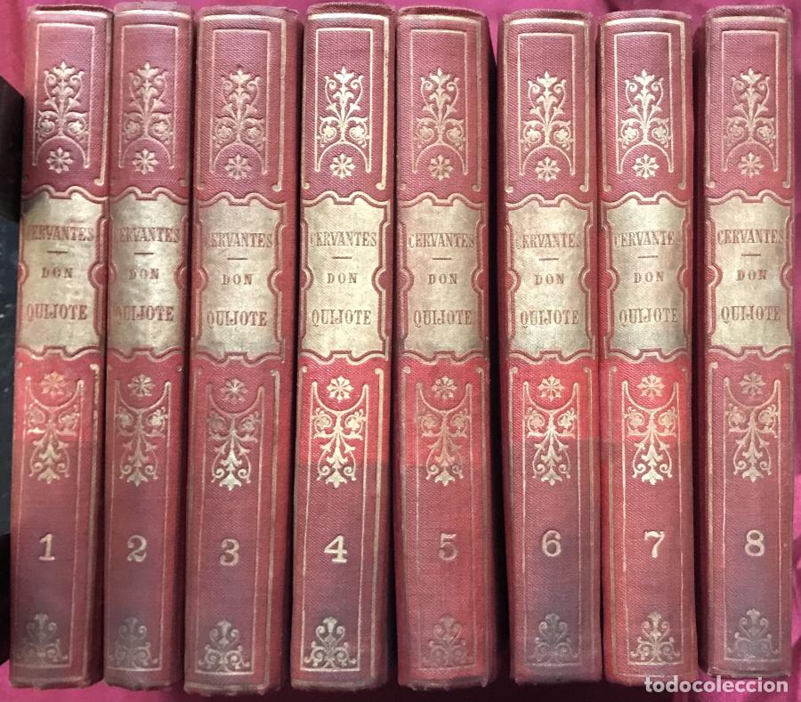 Libri di seconda mano: El Ingenioso Hidalgo Don Quijote de la Mancha, 8 tomos - Cervantes Saavedra, Miguel de