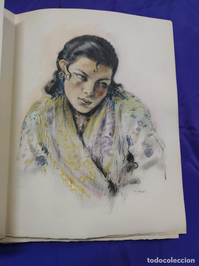Libros: L&acute;Espagne & ses gitans. Introduction et dessins en couleurs de chimot. - M&eacute;rim&eacute;e, Prosper - Foto 8