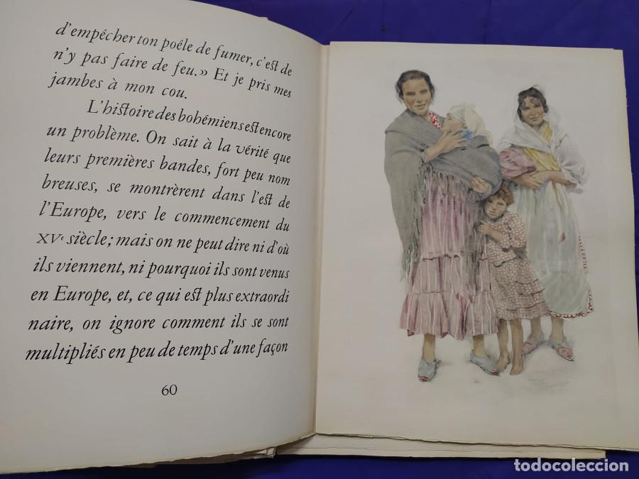 Libros: L&acute;Espagne & ses gitans. Introduction et dessins en couleurs de chimot. - M&eacute;rim&eacute;e, Prosper - Foto 9