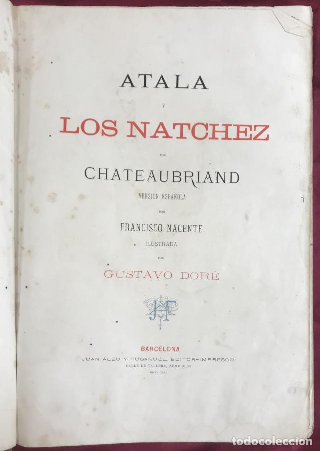 Libros: Atala y los Natchez, 2 tomos - Chateaubriand - Foto 4