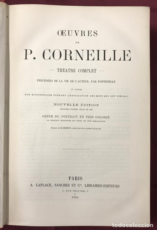 Libros: Th&eacute;atre complet de T. Corneille. 2 tomos - Corneille - Foto 10