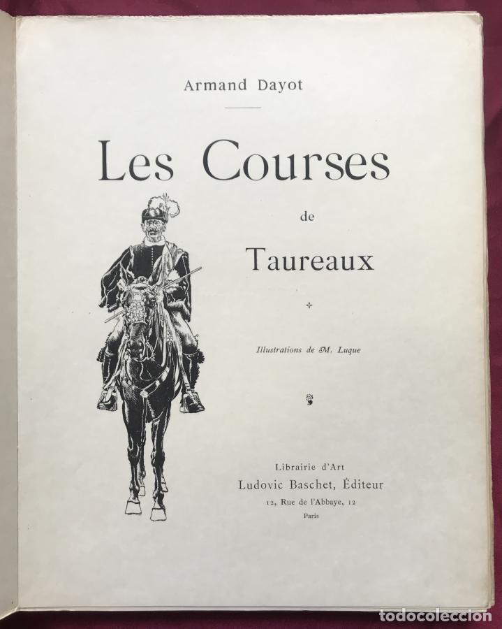 Libros: Les Courses de Taureaux - Dayot, Armand - Foto 1