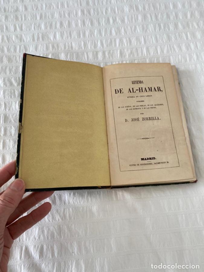 Libri di seconda mano: LEYENDA DE AL-HAMAR - JOSE ZORRILLA