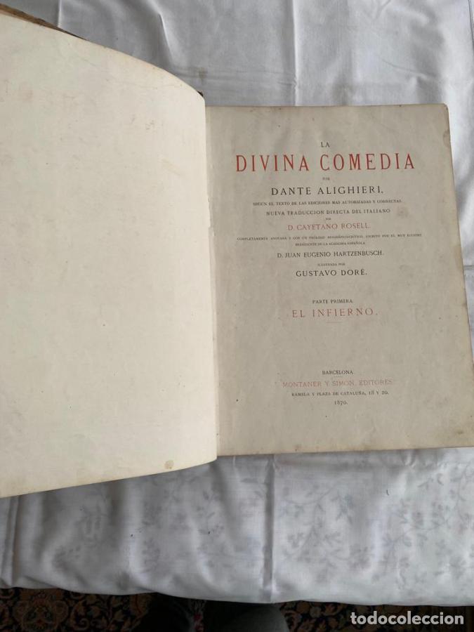 Libros: LA DIVINA COMEDIA, tomo I - DANTE ALEGHIERI - Foto 1