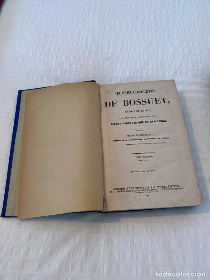 Libri di seconda mano: OEUVRES COMPLETS DE BOSSUET. 2 tomos - JACOBO BENIGNO BOSSUET