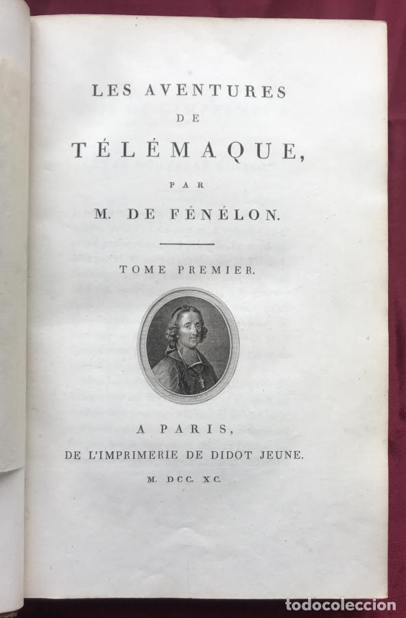 books: Les aventures de T&eacute;l&eacute;maque, 2 tomos - Fenel&oacute;n, M. de