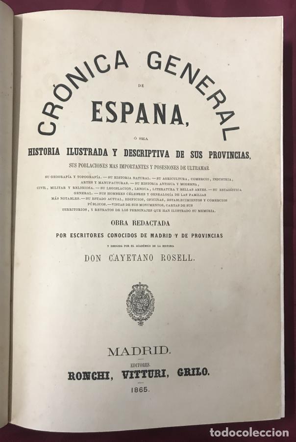 Libri di seconda mano: Cr&oacute;nica de la provincia de Madrid - Cayetano Rosell