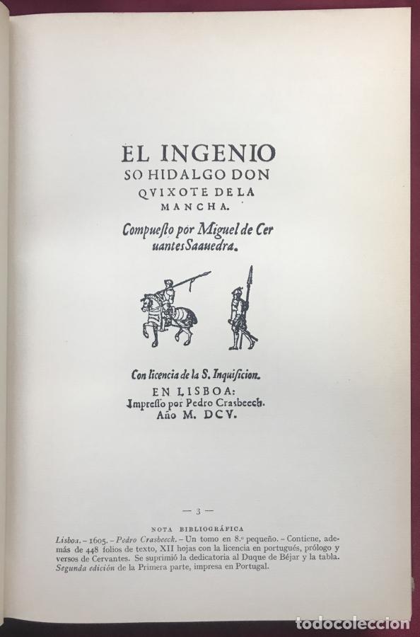 Libros: Iconografia de las ediciones del Quijote, 3 tomos - Manuel Henrich - Foto 5