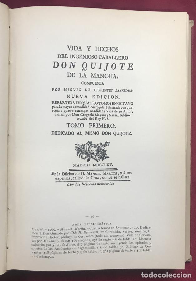 Libros: Iconografia de las ediciones del Quijote, 3 tomos - Manuel Henrich - Foto 6