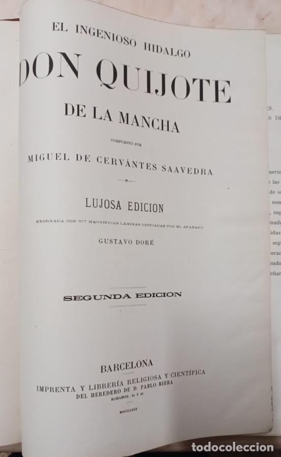 B&uuml;cher: El ingenioso Hidalgo Don Quijote de la Mancha, 2 tomos - Cervantes Saavedra, Miguel de