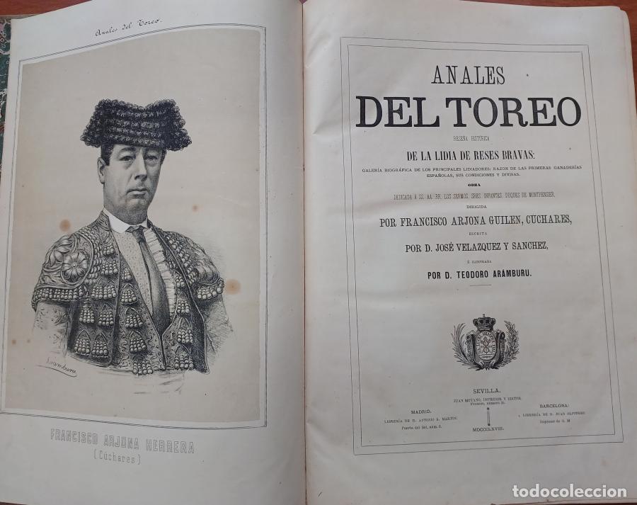 Libros: Anales del Toreo, - Velazquez y Sanchez, Jos&eacute; - Foto 7