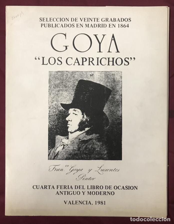 B&uuml;cher: Los caprichos. Selecci&oacute;n de veinte grabados publicados en Madrid en 1864 - Francisco de Goya