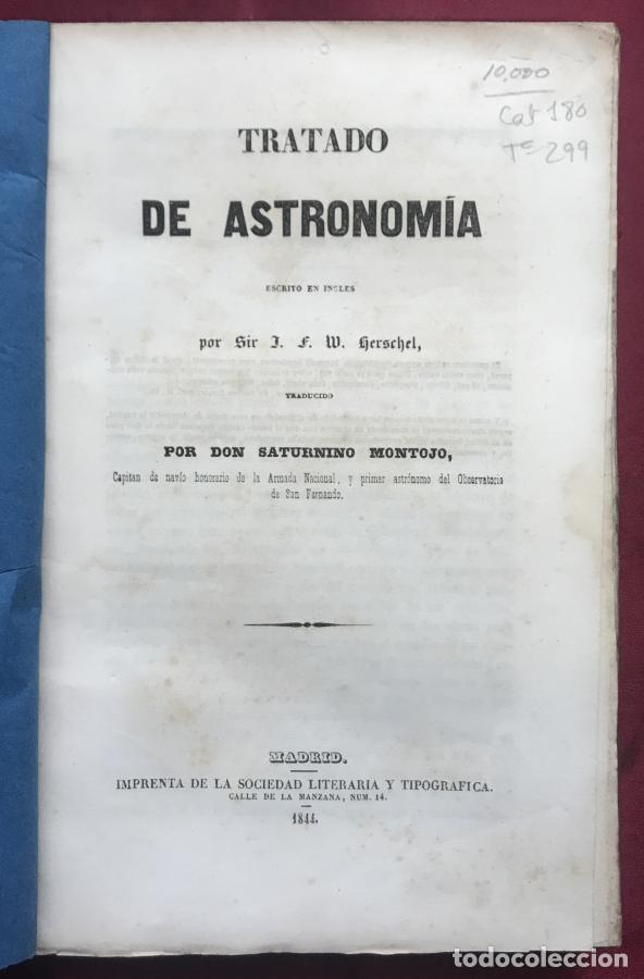 Libri di seconda mano: Tratado de Astronom&iacute;a - Herschel, J.F.W.