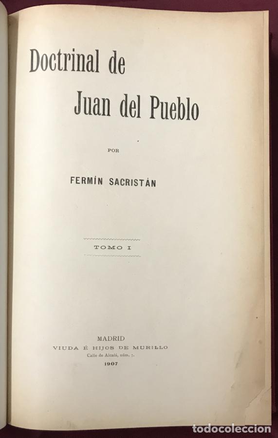 Libros: Doctrinal de Juan del Pueblo - Sacrist&aacute;n, Ferm&iacute;n - Foto 11
