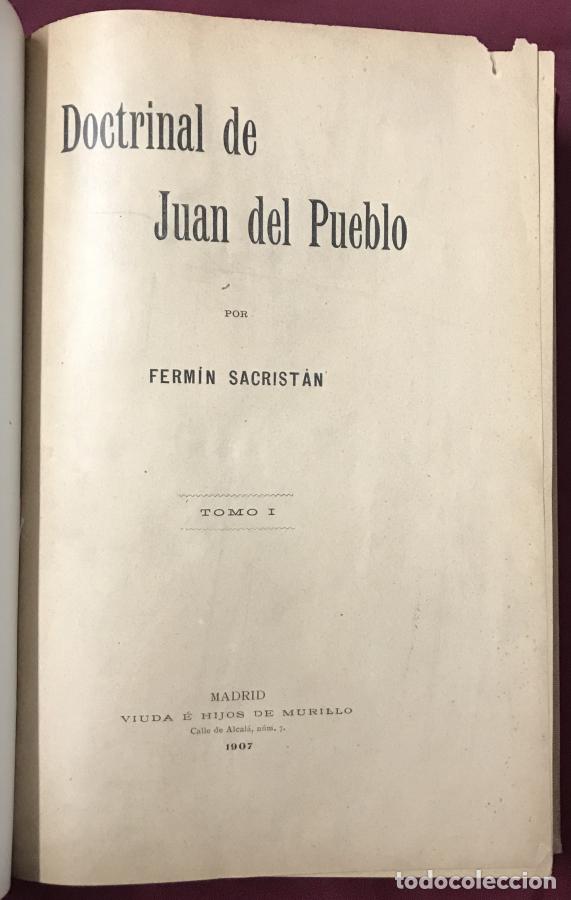 B&uuml;cher: Doctrinal de Juan del Pueblo - Sacrist&aacute;n, Ferm&iacute;n