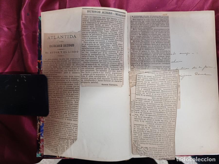 Libros: La Atl&aacute;ntida. Estudios de historia. - Decoud, Di&oacute;genes - Foto 5
