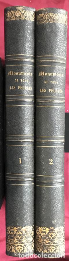 Libros: Monuments de tous les peuples decrits et dessines d&acute;apres les documents les plus modernes - Breton, - Foto 3