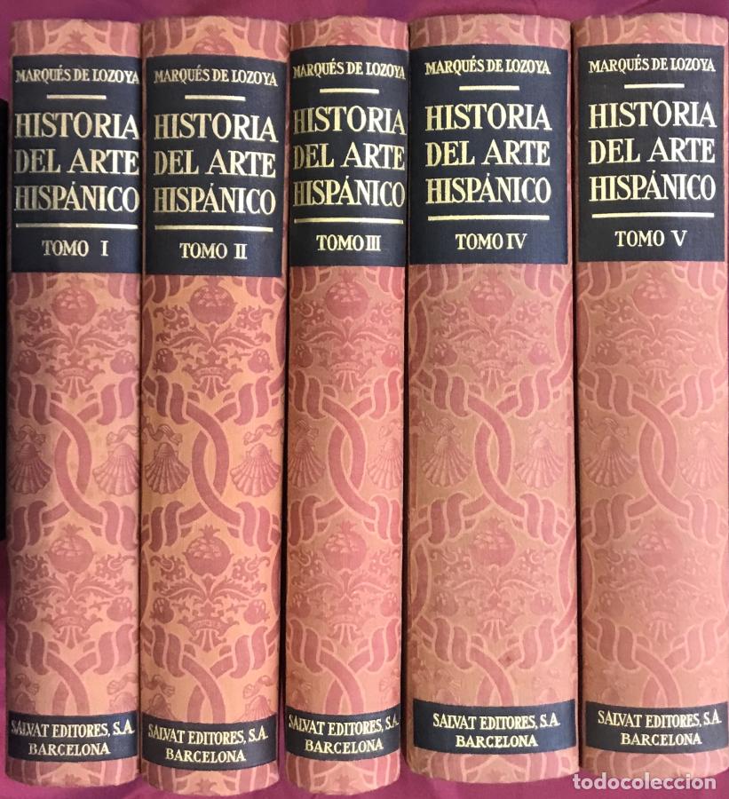 Libri di seconda mano: Historia del arte hisp&aacute;nico, 5 tomos - Lozoya, Marqu&eacute;s de