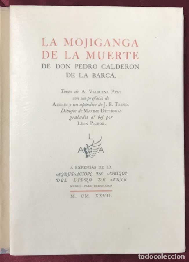 Libri di seconda mano: La Mojiganga de la Muerte de Don Pedro Calderon de la Barca. - Calder&oacute;n de la Barca, Pedro