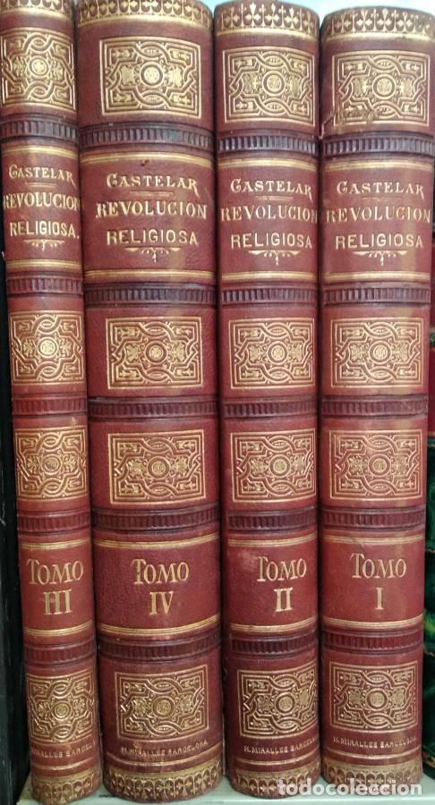 Libri di seconda mano: La Revoluci&oacute;n Religiosa. Obra filos&oacute;fico-hist&oacute;rica dividida en cuatro partes, Savonarola-Lutero-Calv