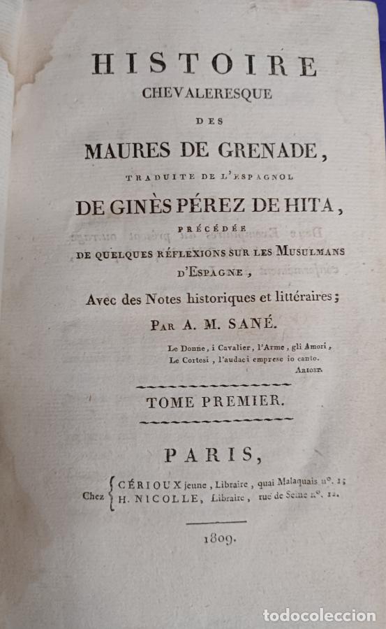 books: Histoire chevaleresque des maures de Grenade / traduite de l'espagnol de Gin&eacute;s P&eacute;rez de Hita, pr&eacute;c&eacute;d