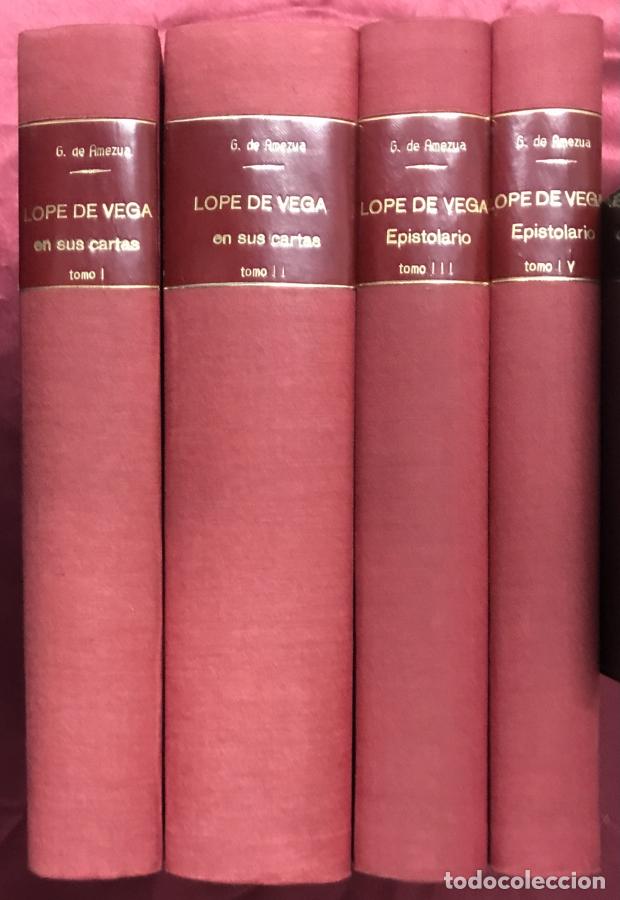 Libri di seconda mano: Lope de Vega en sus cartas. Epistolario, 4 tomos - Gonz&aacute;lez Amesua