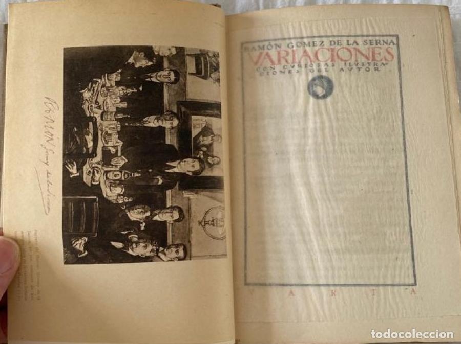 books: VARIACIONES con curiosas ilustraciones del autor - RAMON GOMEZ DE LA SERNA