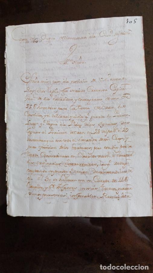 Libros: (Manuscritos) Copias de &eacute;poca de cartas sobre la conquista de Or&aacute;n y N&aacute;poles, 1732-1748 : Carta del