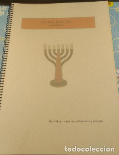 Libros: Los siete brazos del candelabro. Recital para poetas, violonchelo y soprano - Llamas, Jos&eacute; Antonio -