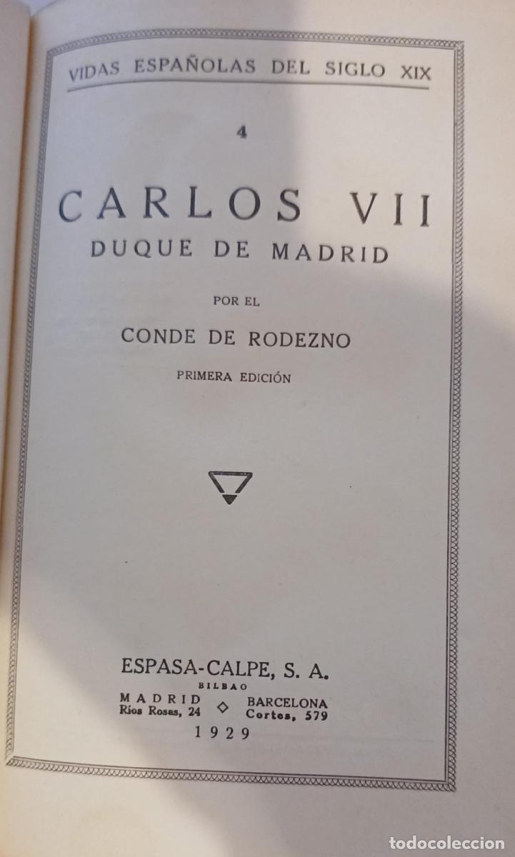 Libri di seconda mano: Carlos VII Duque de Madrid - Conde de Rodezno