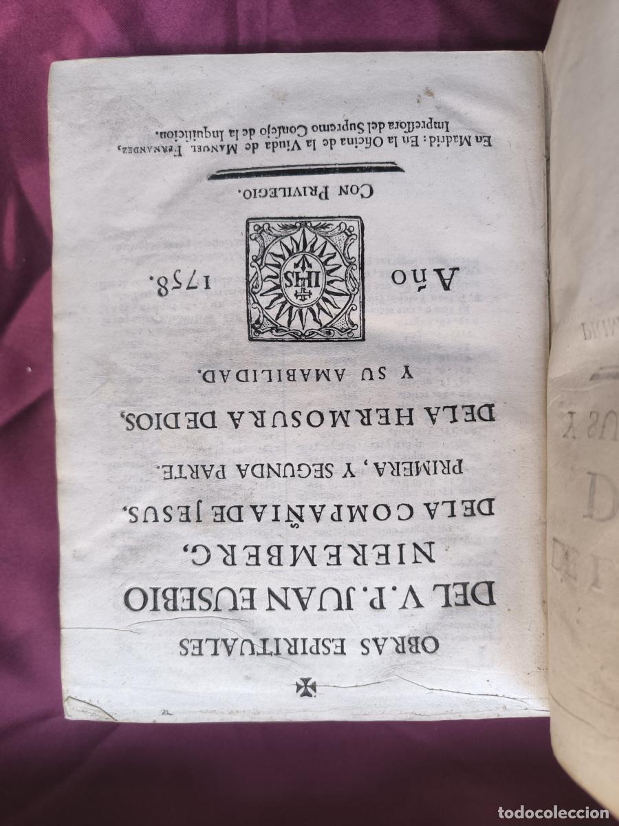 Libri di seconda mano: De la hermosura de Dios y su amabilidad - Juan Eusebio Nieremberg