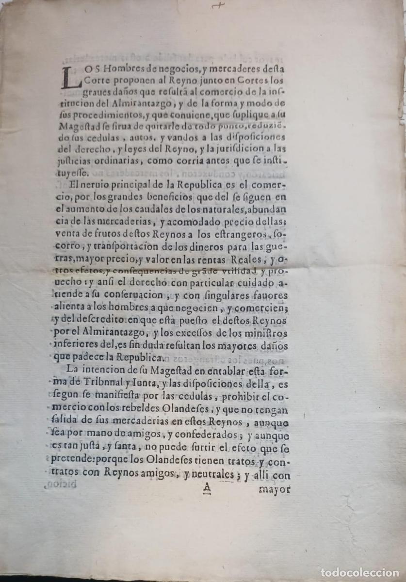 B&uuml;cher: Los hombres de negocios y mercaderes de esta Corte proponen al Reyno junto en Cortes los graves da&ntilde;o