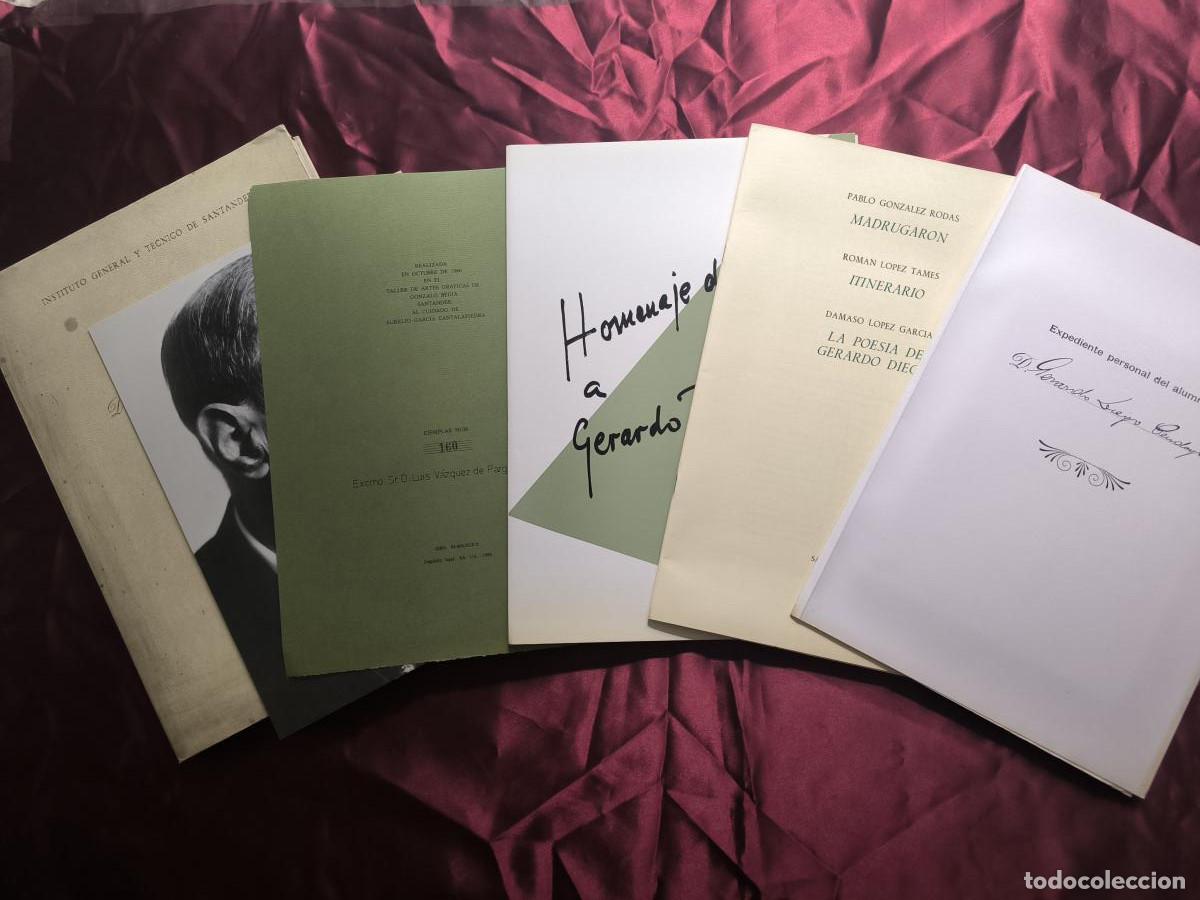 Libros: EXPEDIENTE PERSONAL DEL ALUMNO D. GERARDO DIEGO CENDOYA - - Foto 3