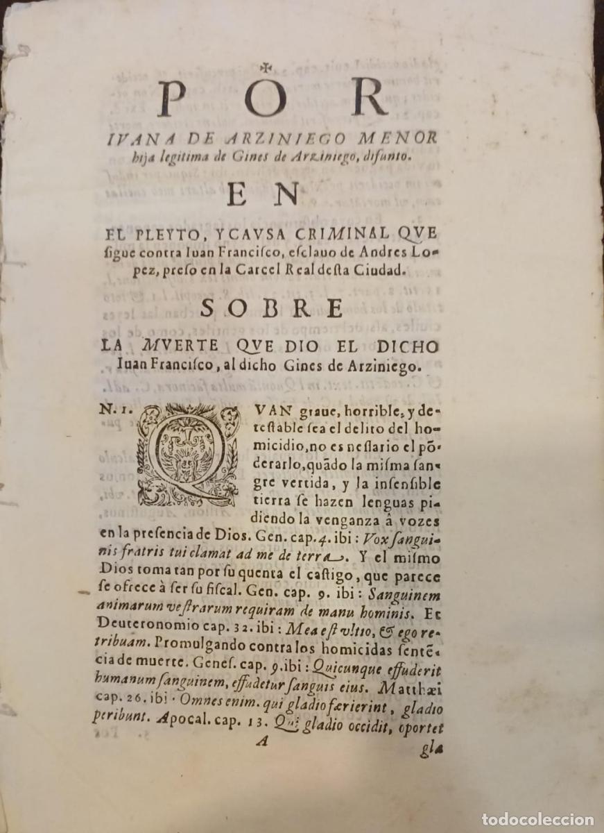 Livros em segunda m&atilde;o: El esclavo Juan Francisco asesina a Gines de Arziniego en el lugar de Los Algezares de Murcia - POR